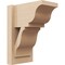 Ekena Millwork 8-in W x 12-in D x 16-in H Funston Trad Rough Cedar Woodgrain TimberThane Outlooker, Primed Tan OUTUR080X12X16FST04RCPR - alternate 1
